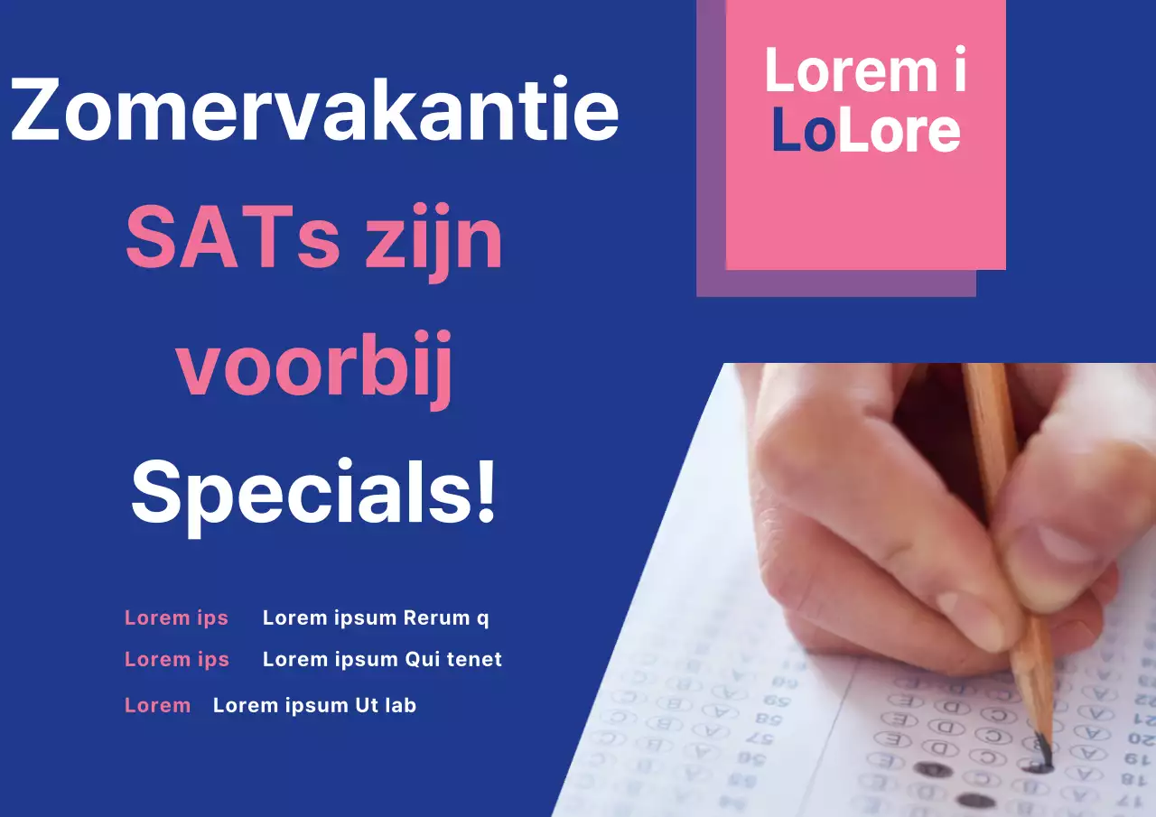 Schoolvakantie SAT specials