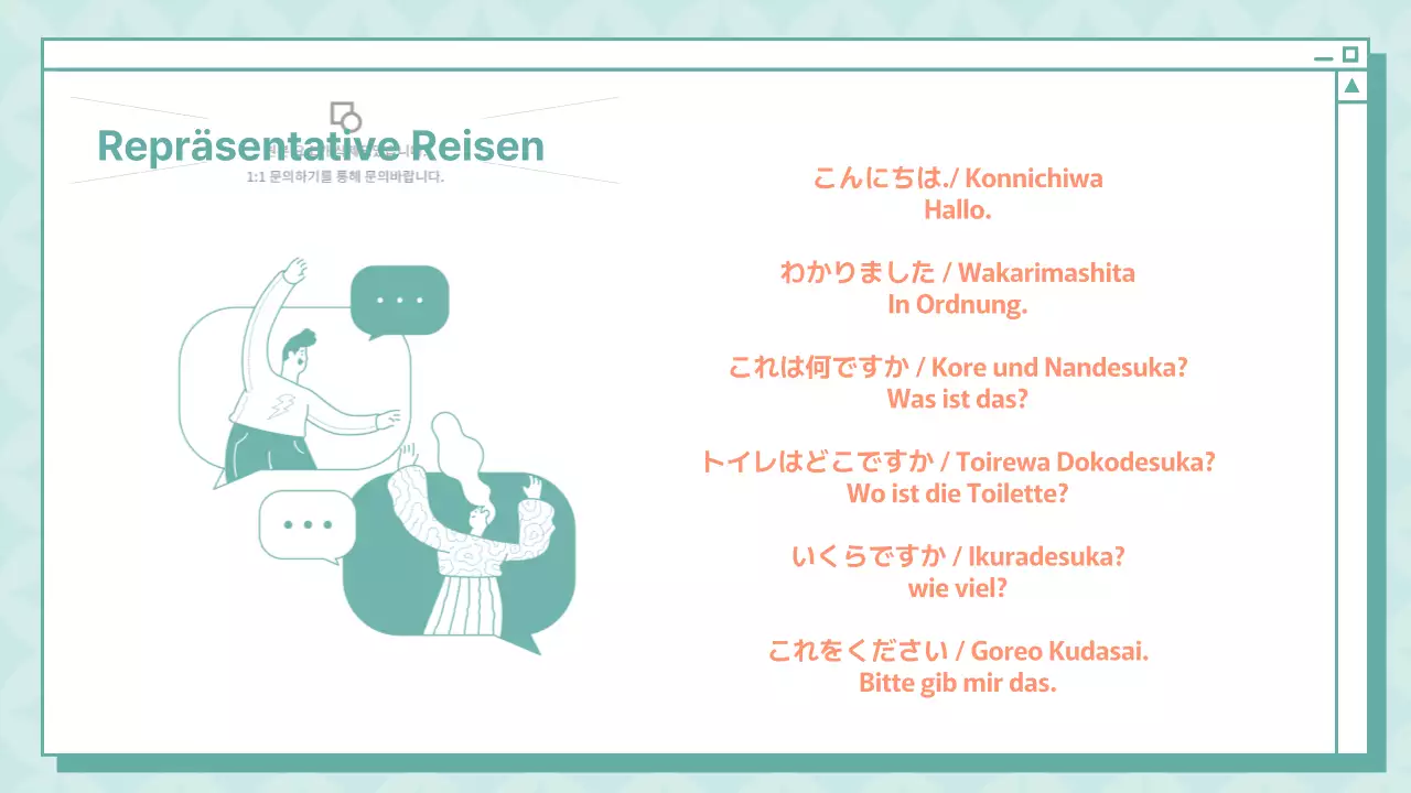 Eine einfache japanische Lektion in Minze und Orange