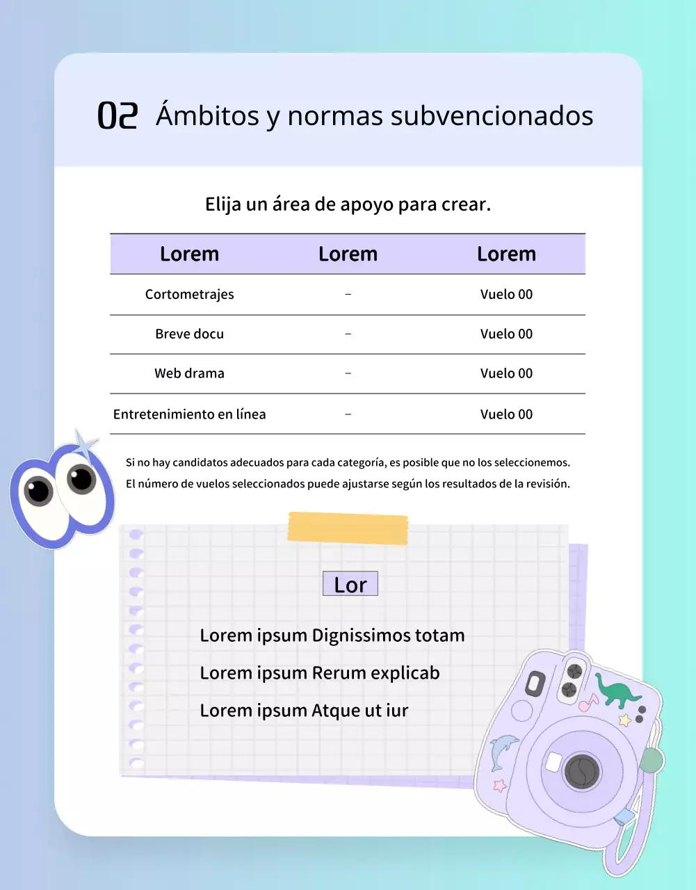 Instrucciones para el concurso de cortometrajes en malva y azul claro