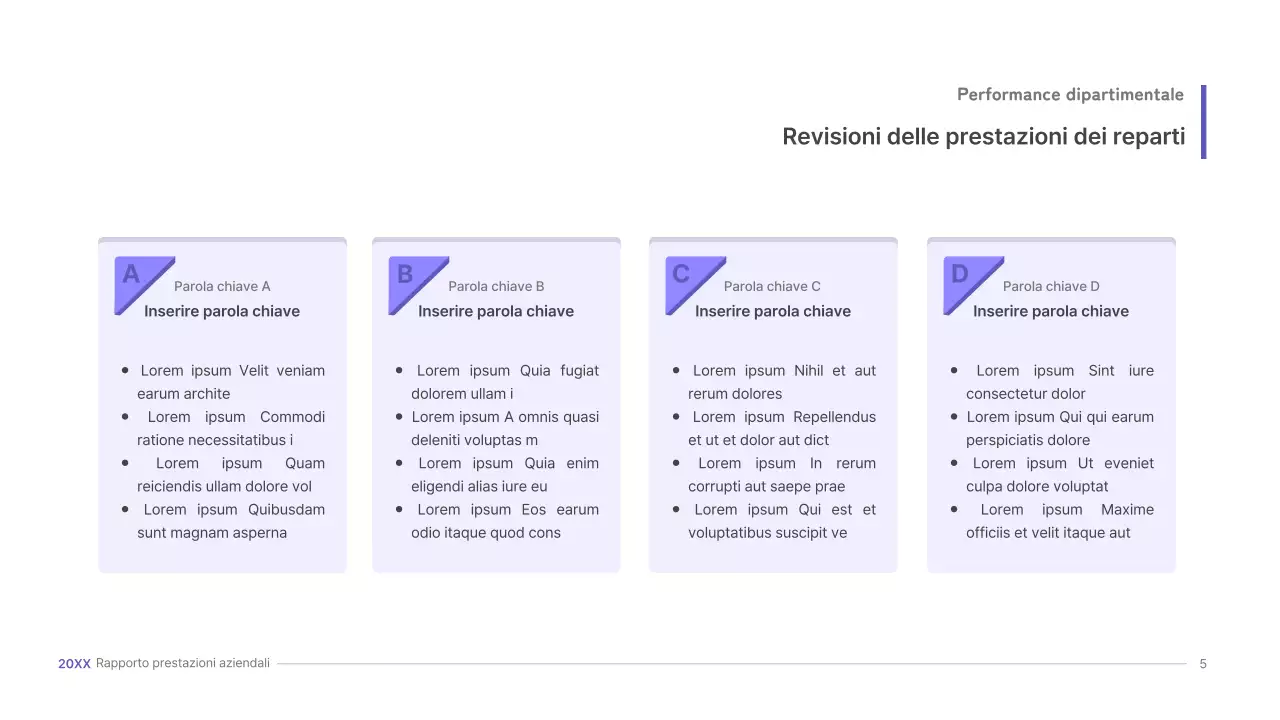 Kit di presentazione aziendale viola, concetto di interfaccia utente tridimensionale