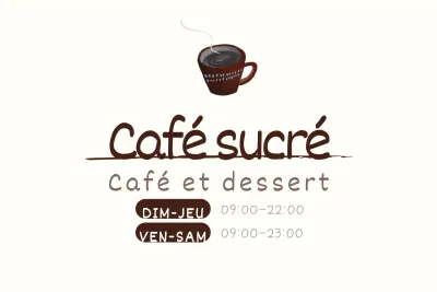 Café sucré