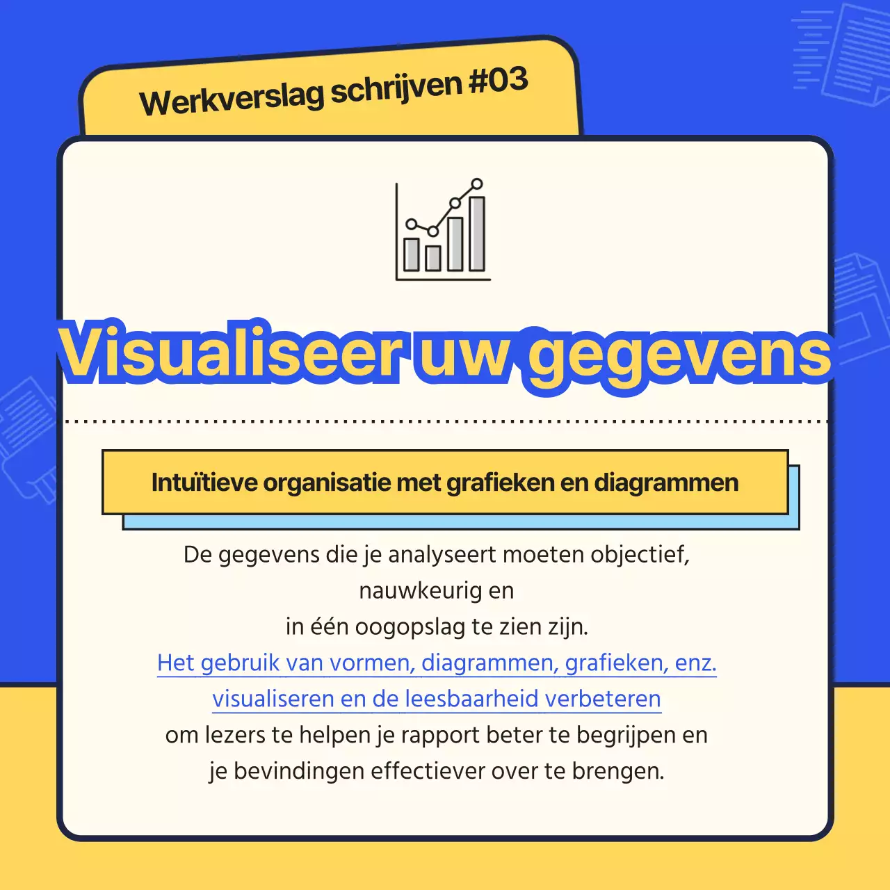 Een eenvoudig blauw en geel inwerkplan voor nieuwe werknemers