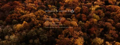 Promocione su cafetería con una colorida escena otoñal