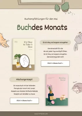 Emotionale Konzeptbücher in Braun