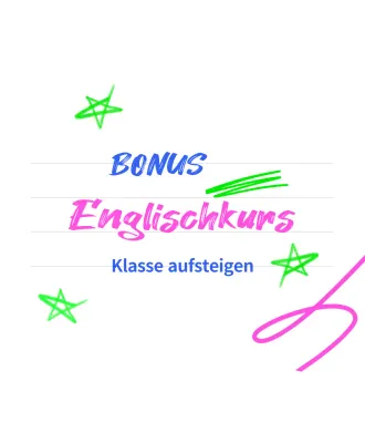 Eine farbenfrohe und attraktive blau-rosa Öko-Schultasche für die englische Schule