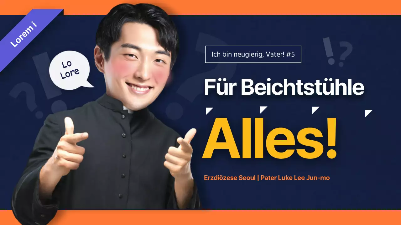 Hervorgehobene Religions-Miniaturansichten in Komplementärfarben