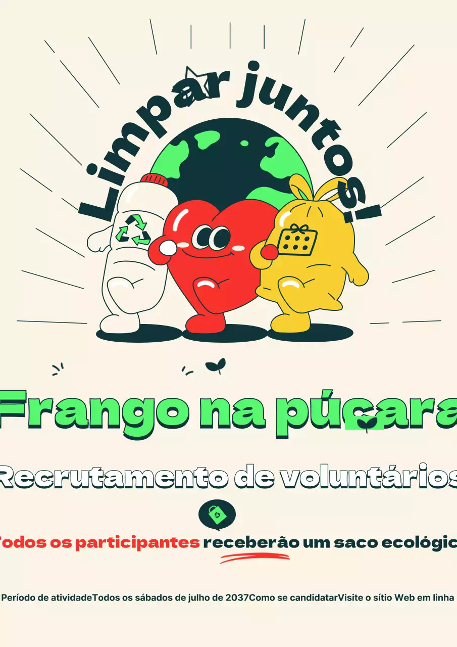 Verde limão Verde Fofo e kitsch conceito de ilustração de personagem açoitando voluntários procurados