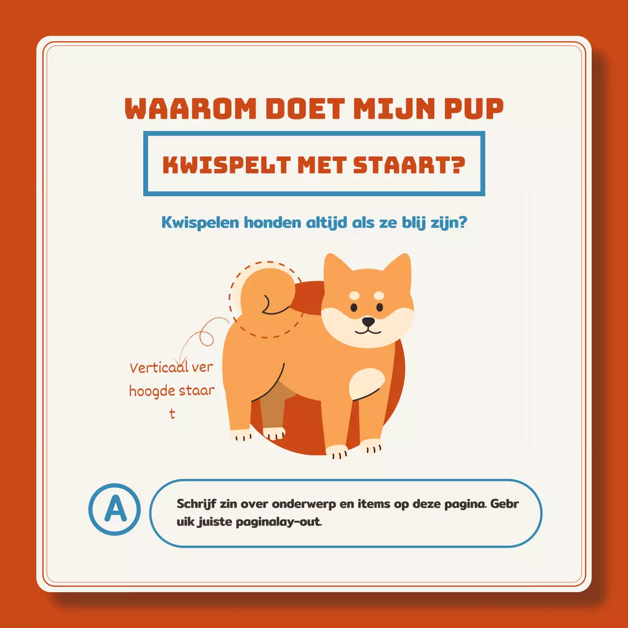 Rood en blauw puppy weetjes uitgelegd