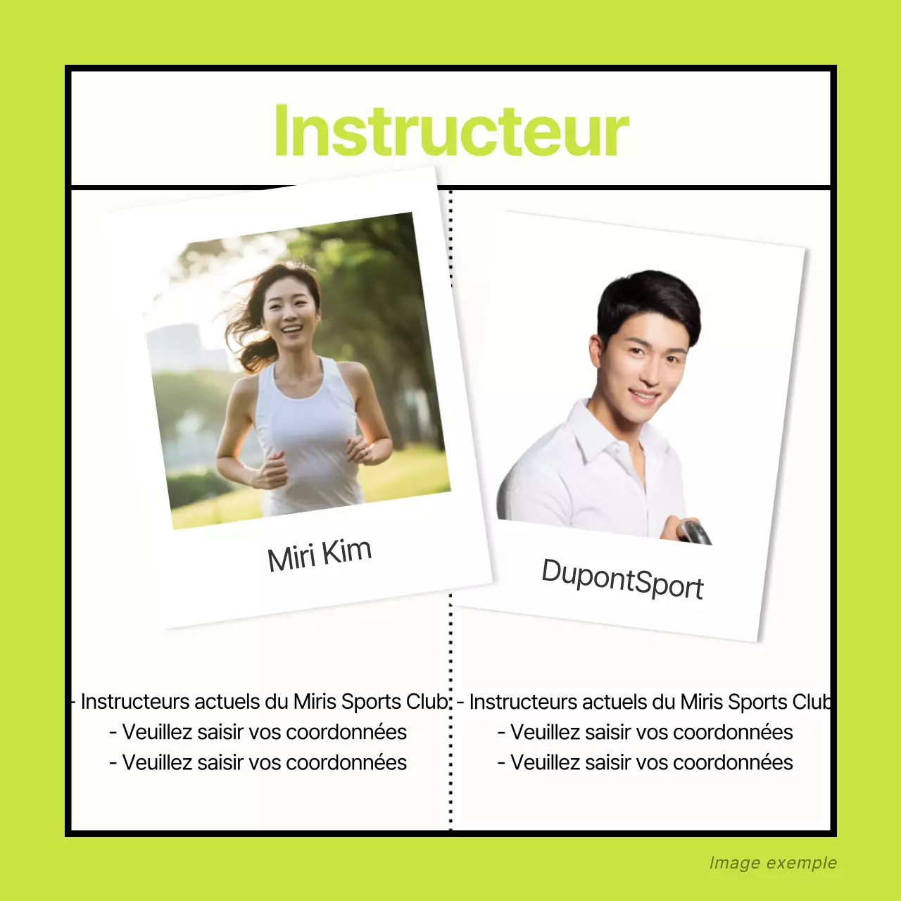 Promouvoir l'adhésion avec un centre sportif orange et moderne