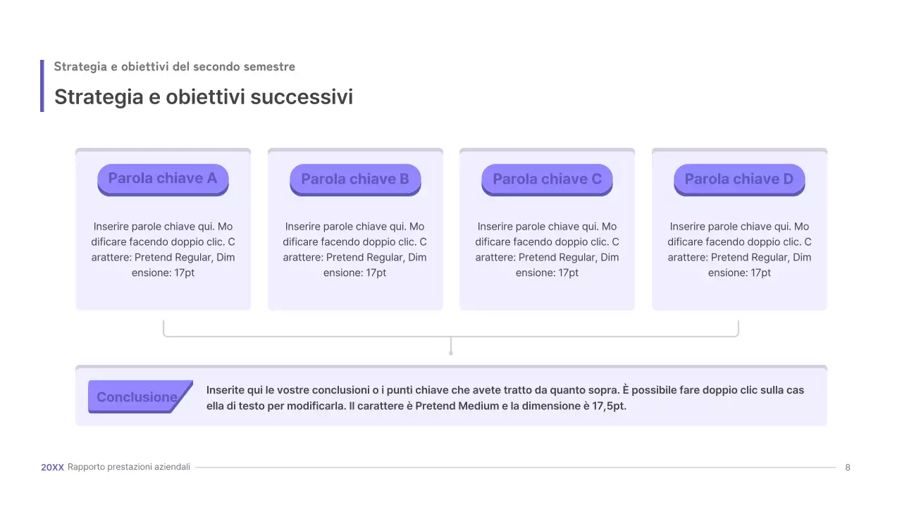 Kit di presentazione aziendale viola, concetto di interfaccia utente tridimensionale