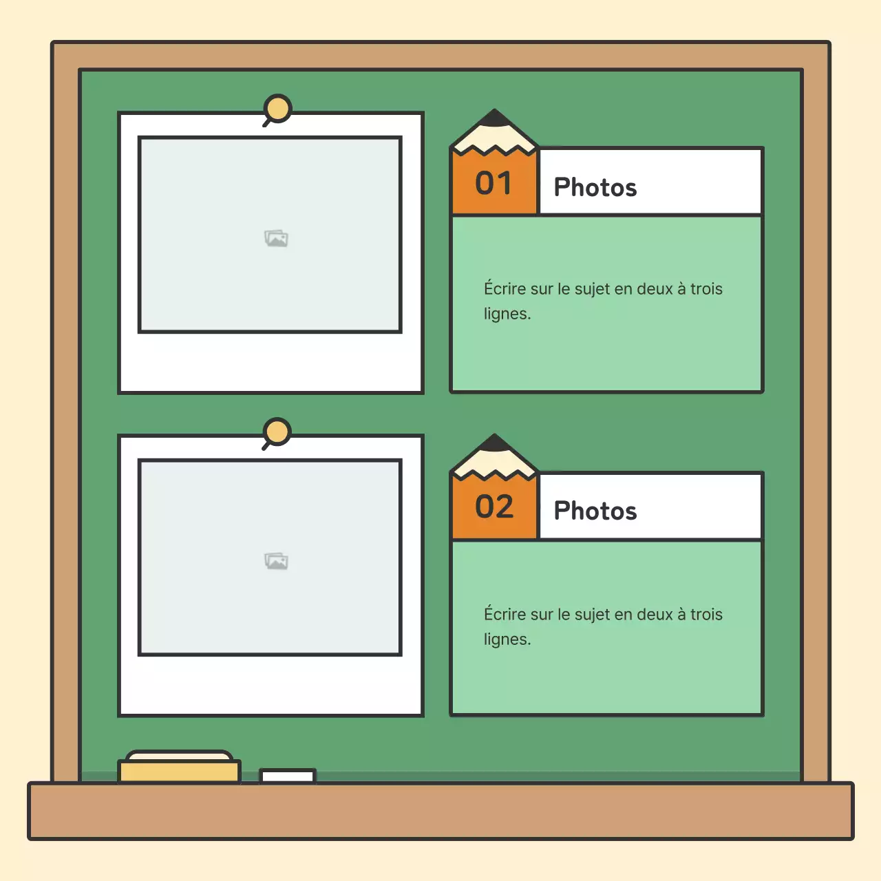 Cartes éducatives colorées et mignonnesNews