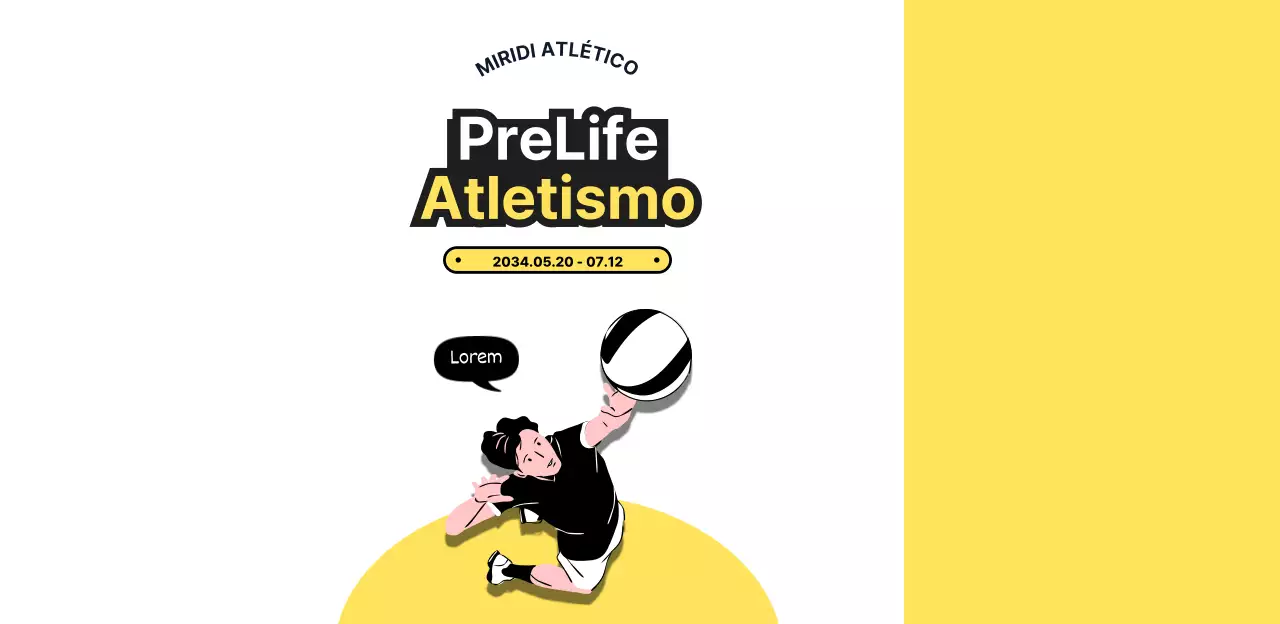 Conceção de um rótulo de água desportiva brilhante e energético para um evento desportivo