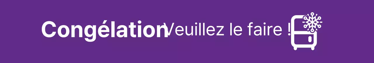 Pourpre Bleu Jaune Intense Guide de congélation