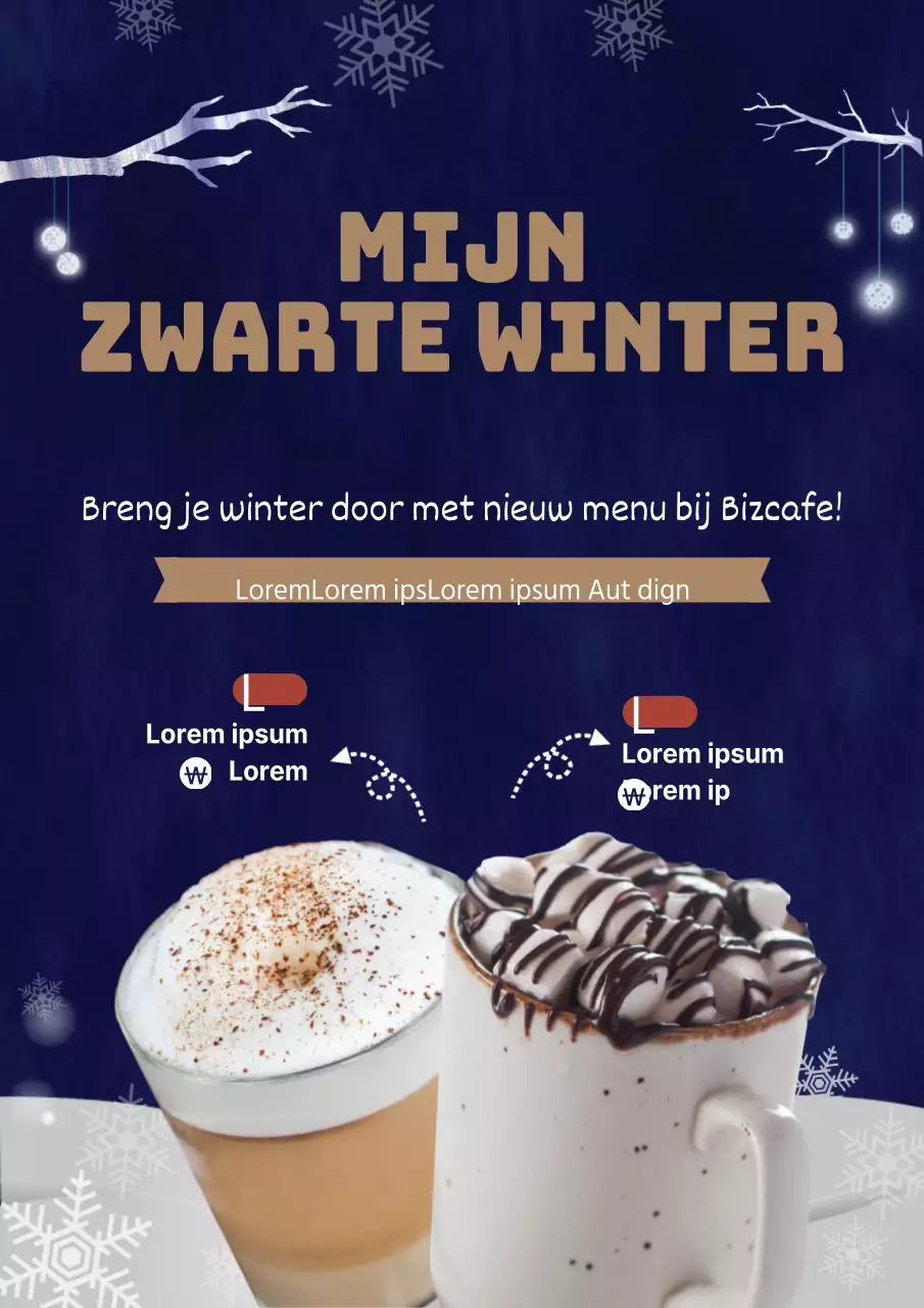 Winter Concept Café Drankkaart