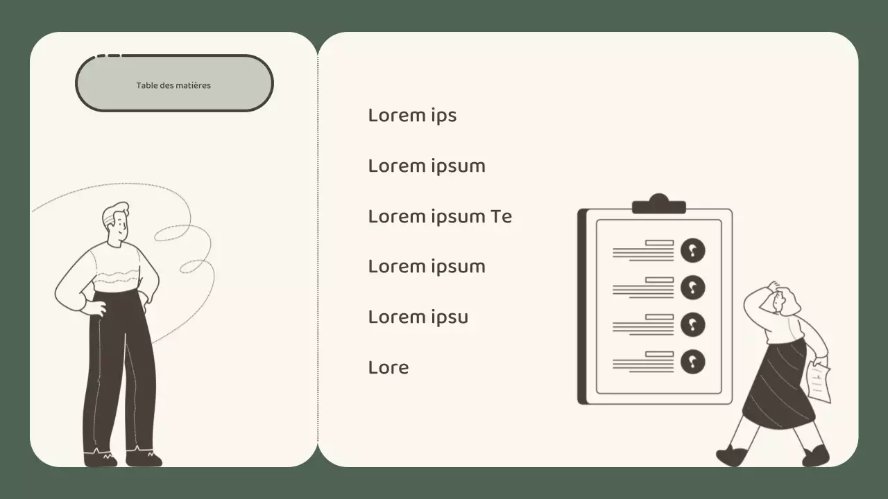 Un guide de conceptualisation vert et calme