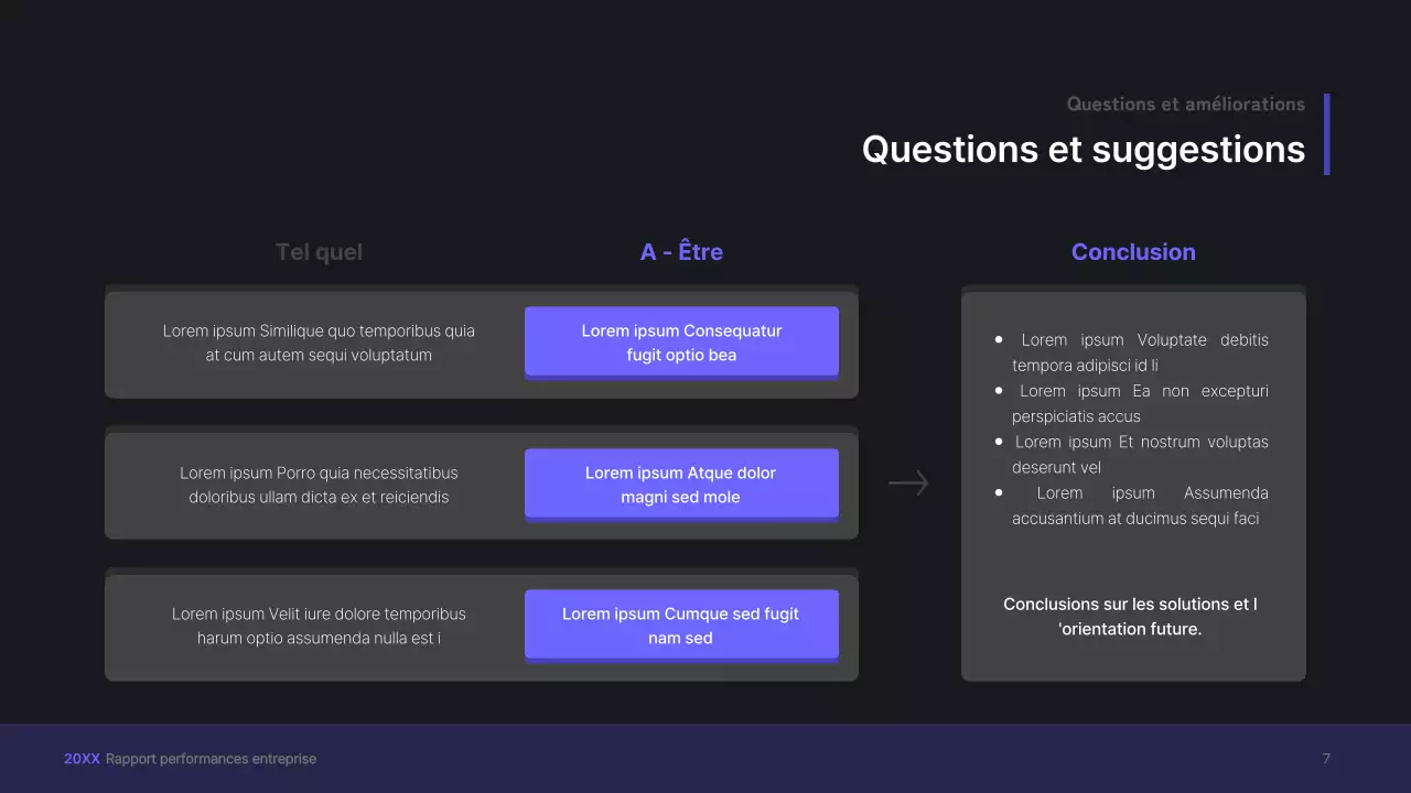 Kit de présentation d'entreprise violet, concept UI tridimensionnel