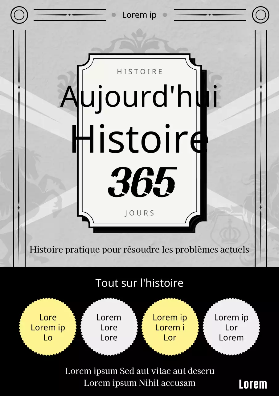 Couverture de livre d'histoire médiévale en noir et blanc
