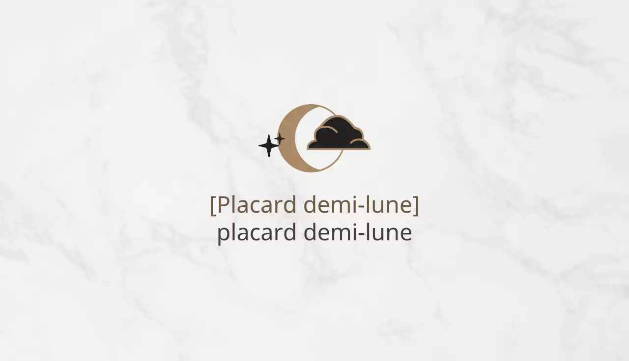 Placard demi-lune