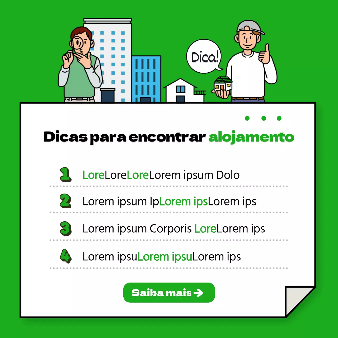 Tema para tomar notas ecológicas Encontrar um sítio para viver Comunicar informações
