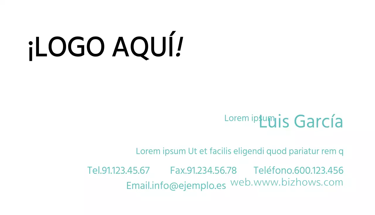 Tarjetas de visita con logotipo