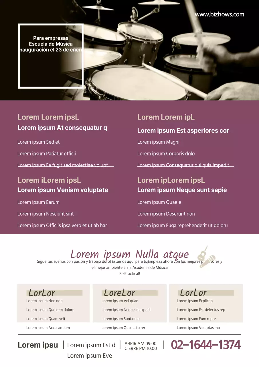 Academia de Música BizPractical