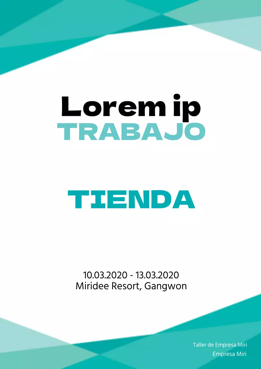 Promover una sencilla reunión de intercambio de turquesas
