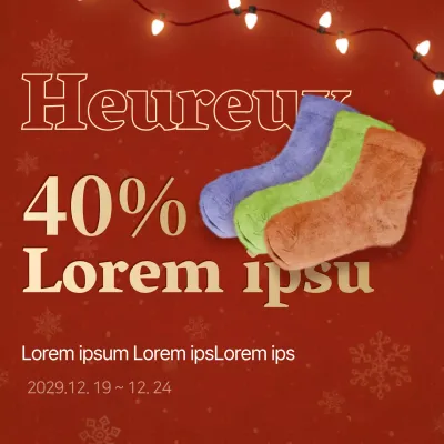 Vente de Noël de Dark Red