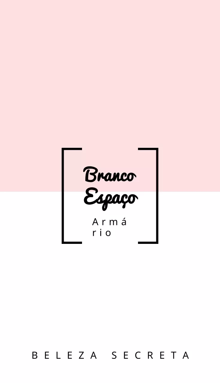 Armário com espaço em branco