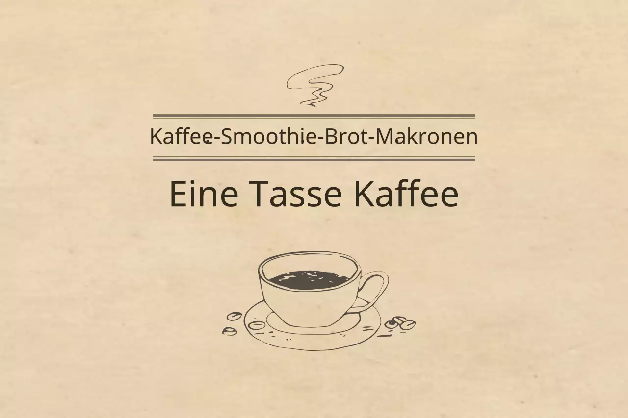 Eine Tasse Kaffee