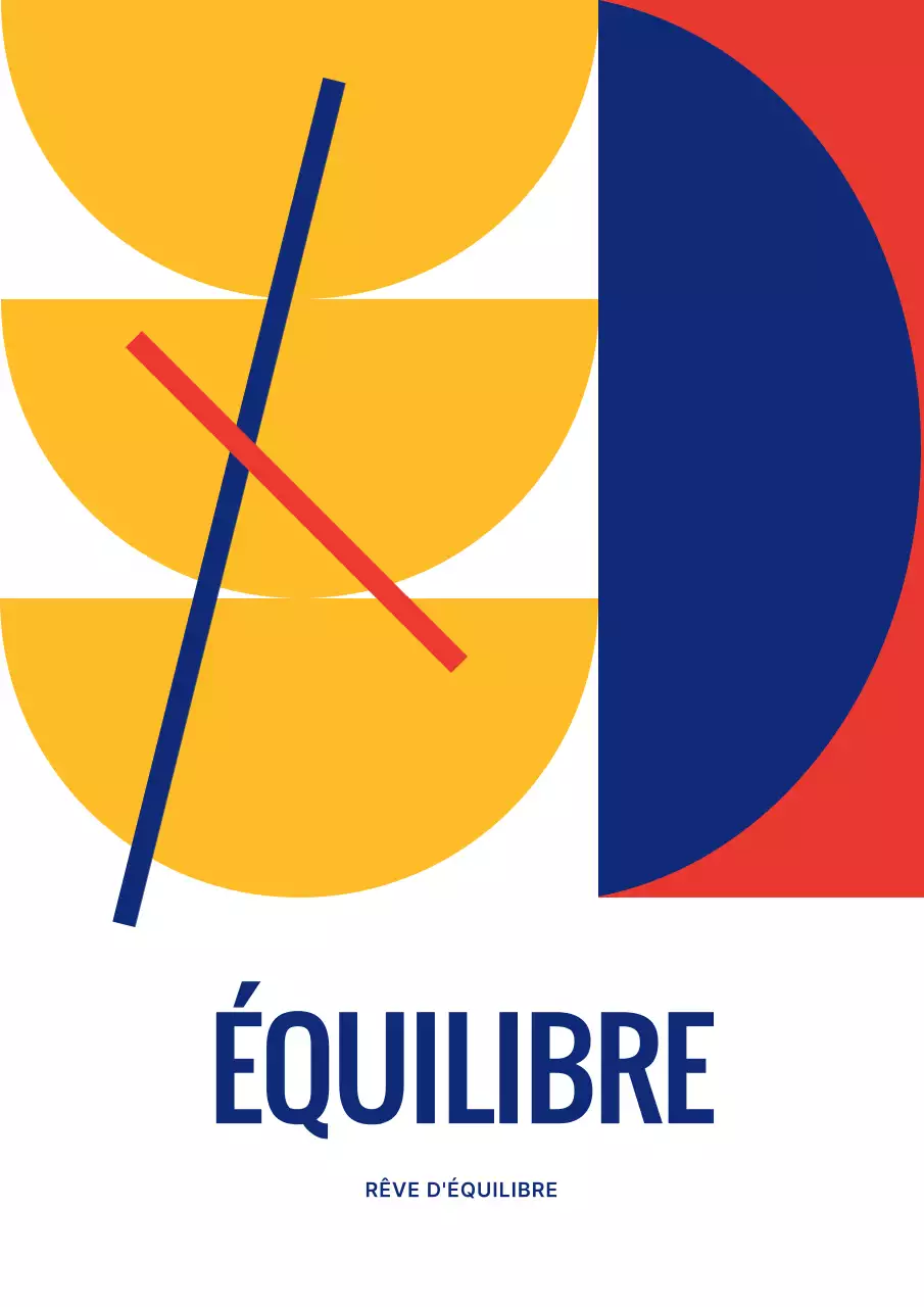 Formes simples en blanc et jaune Interior post