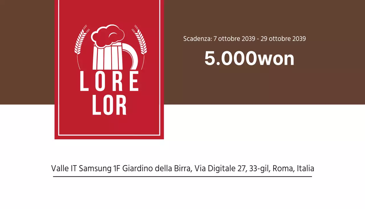 Giardino della birra