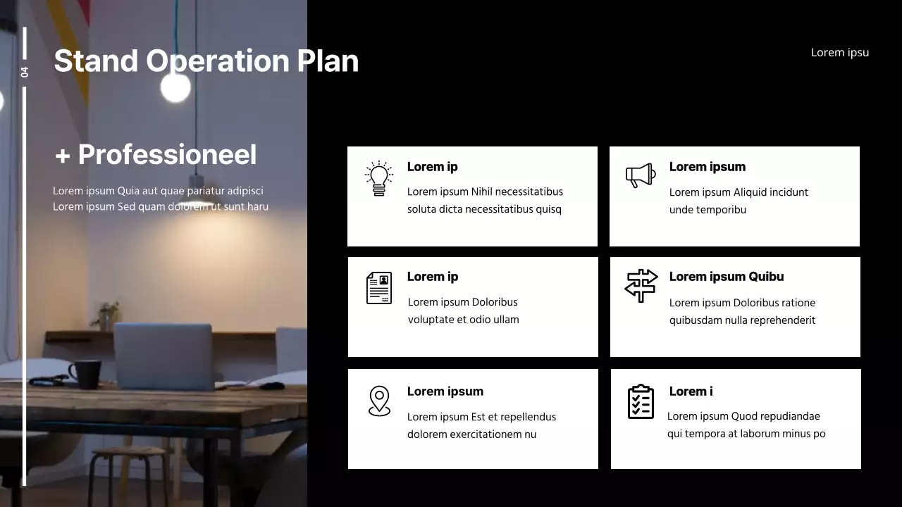 Rapport over standplanning in zwart-wit