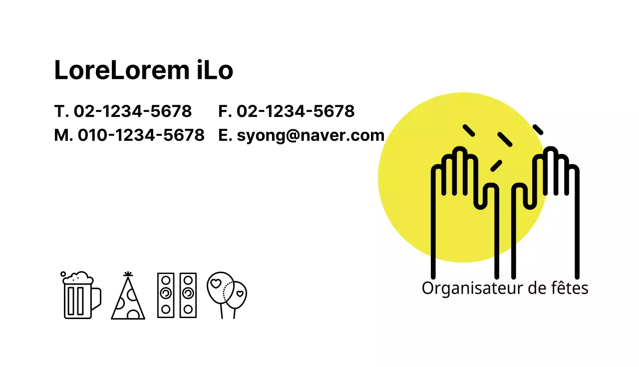 Organisateur de fêtes