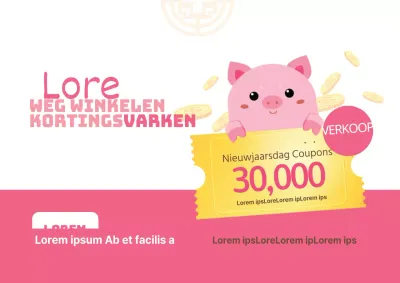 Nieuwjaarskorting bij het winkelen