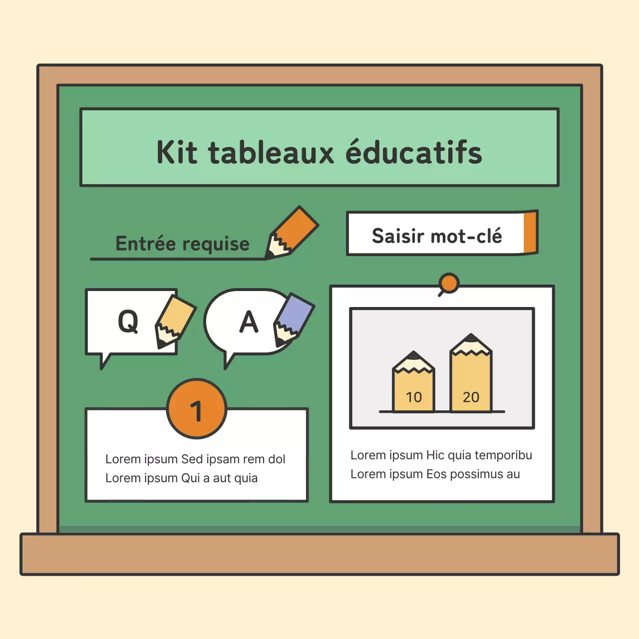 Cartes éducatives colorées et mignonnesNews