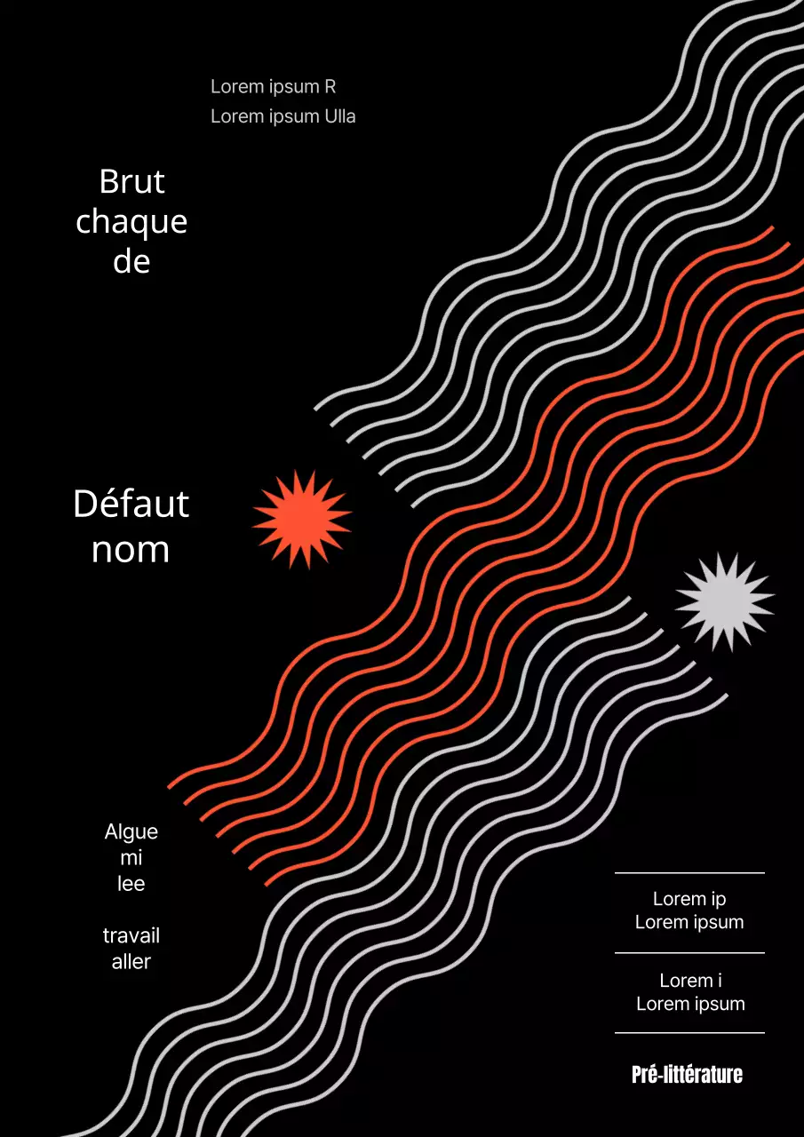 Noir et blanc, couverture technique réfléchie