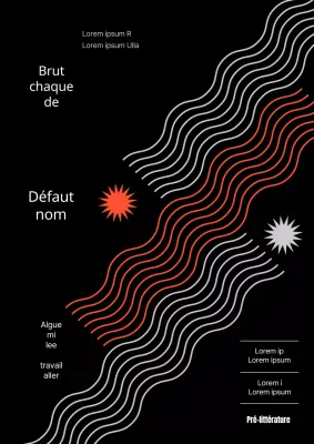 Noir et blanc, couverture technique réfléchie