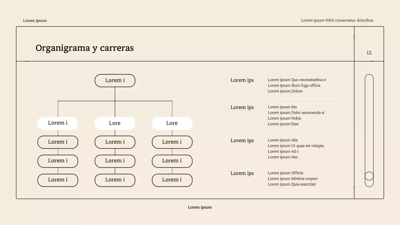 Una sencilla y elegante cubierta RMR en tonos beige