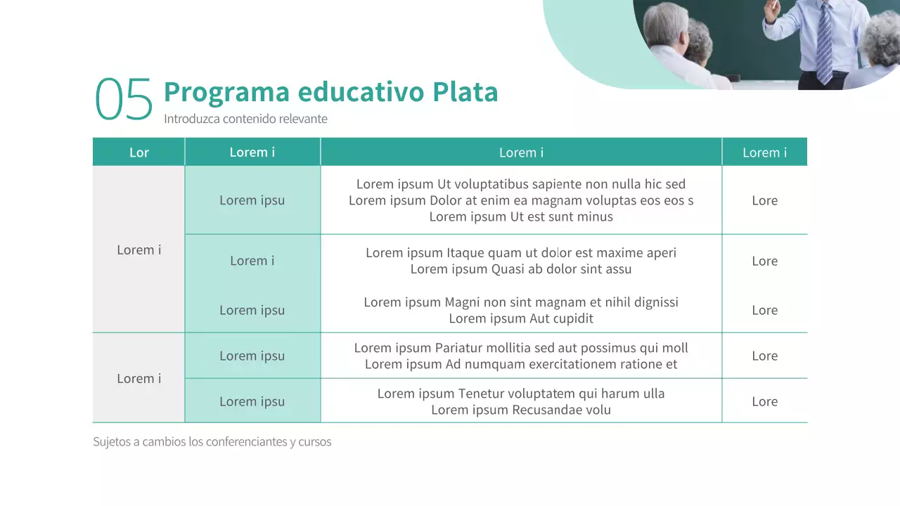 Propuesta para un campo de bienestar verde y ordenado