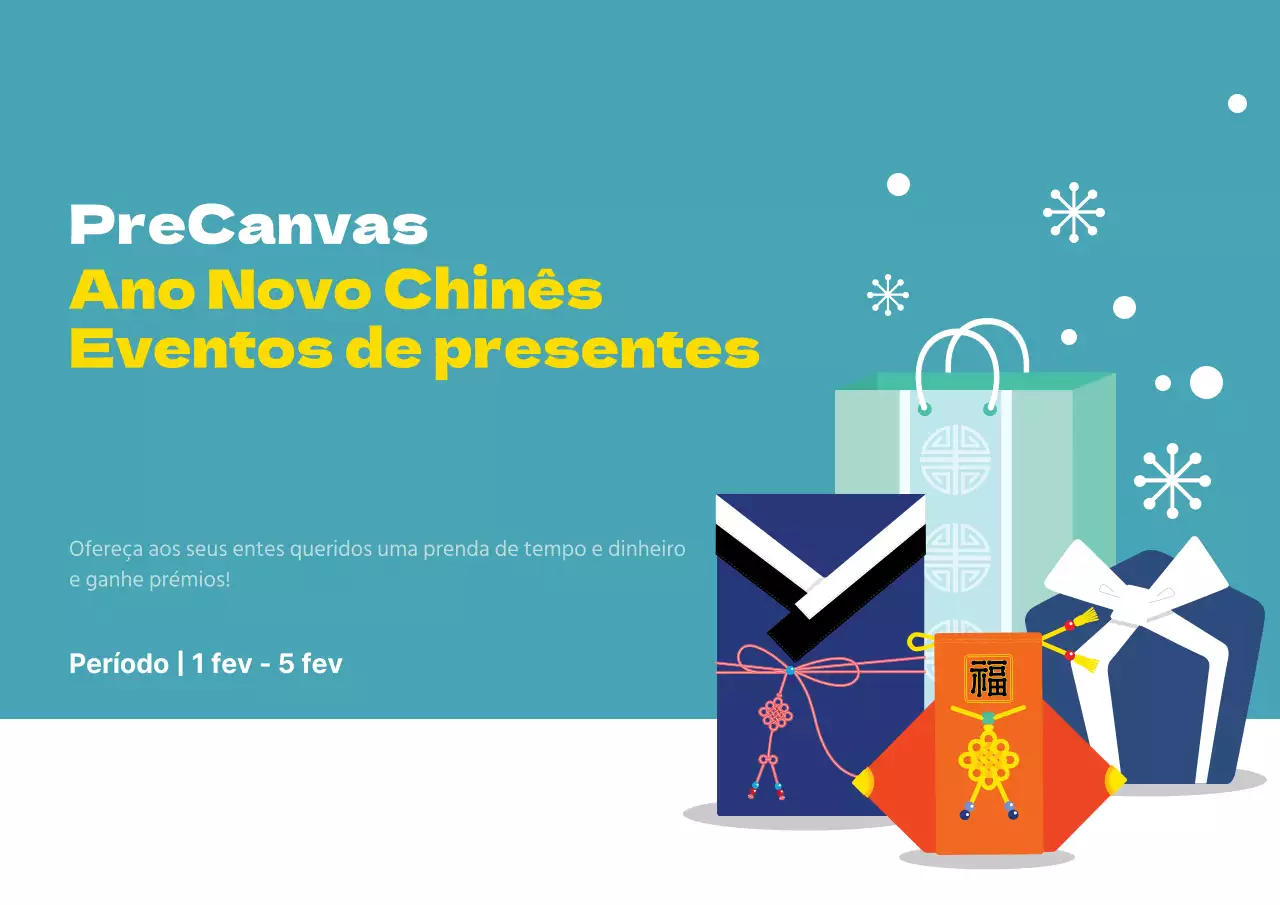 Eventos para oferecer presentes no Ano Novo Chinês