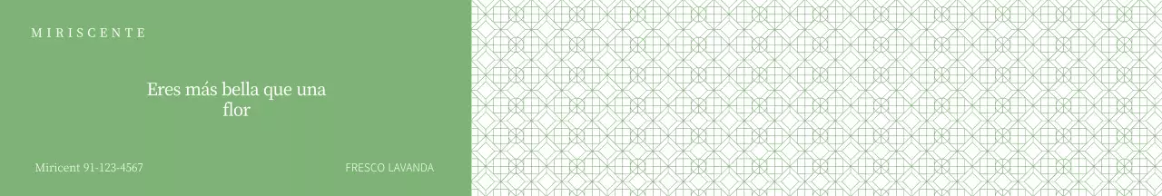 Papel de Regalo Difusor Fondo Estampado Verde