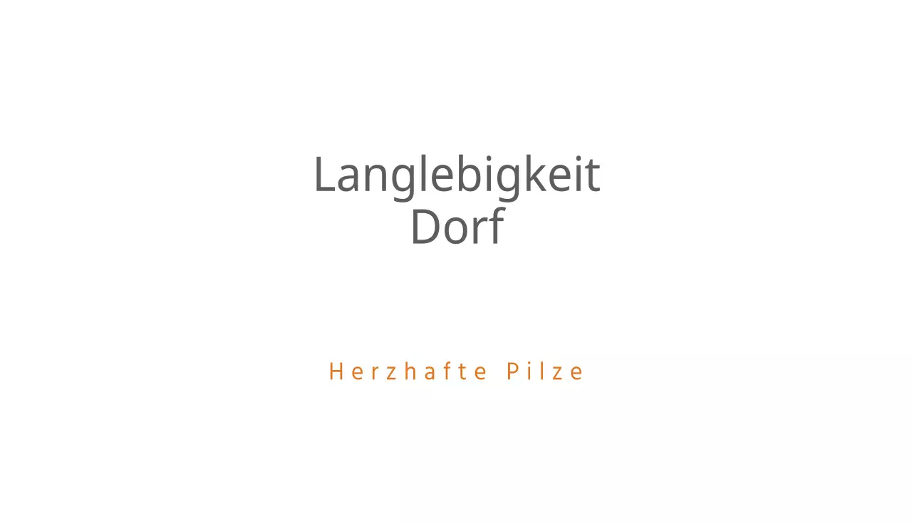 Dorf der Langlebigkeit