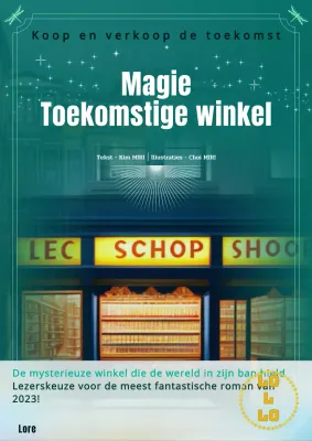 Groene magische abstracte futuristische winkelhoes