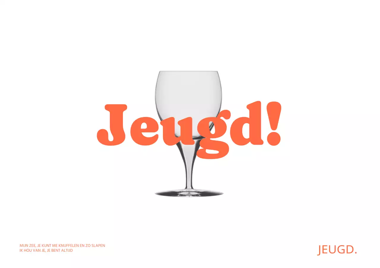 Klassieke, coole café-artikelen in oranje