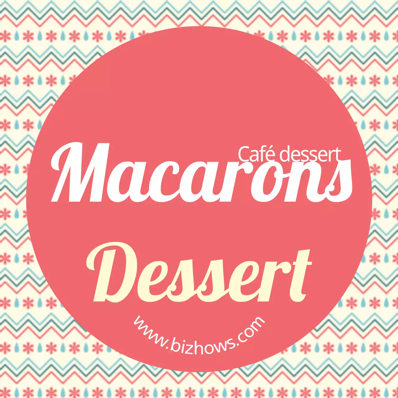 Dessert aux macarons