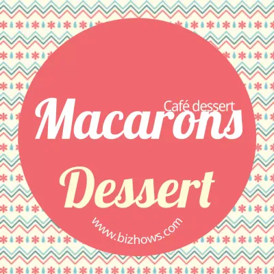 Dessert aux macarons