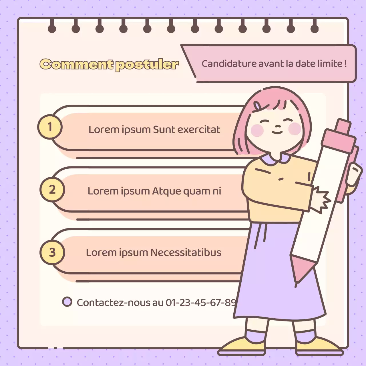 Mignonne Académie des sciences humaines en jaune et violet