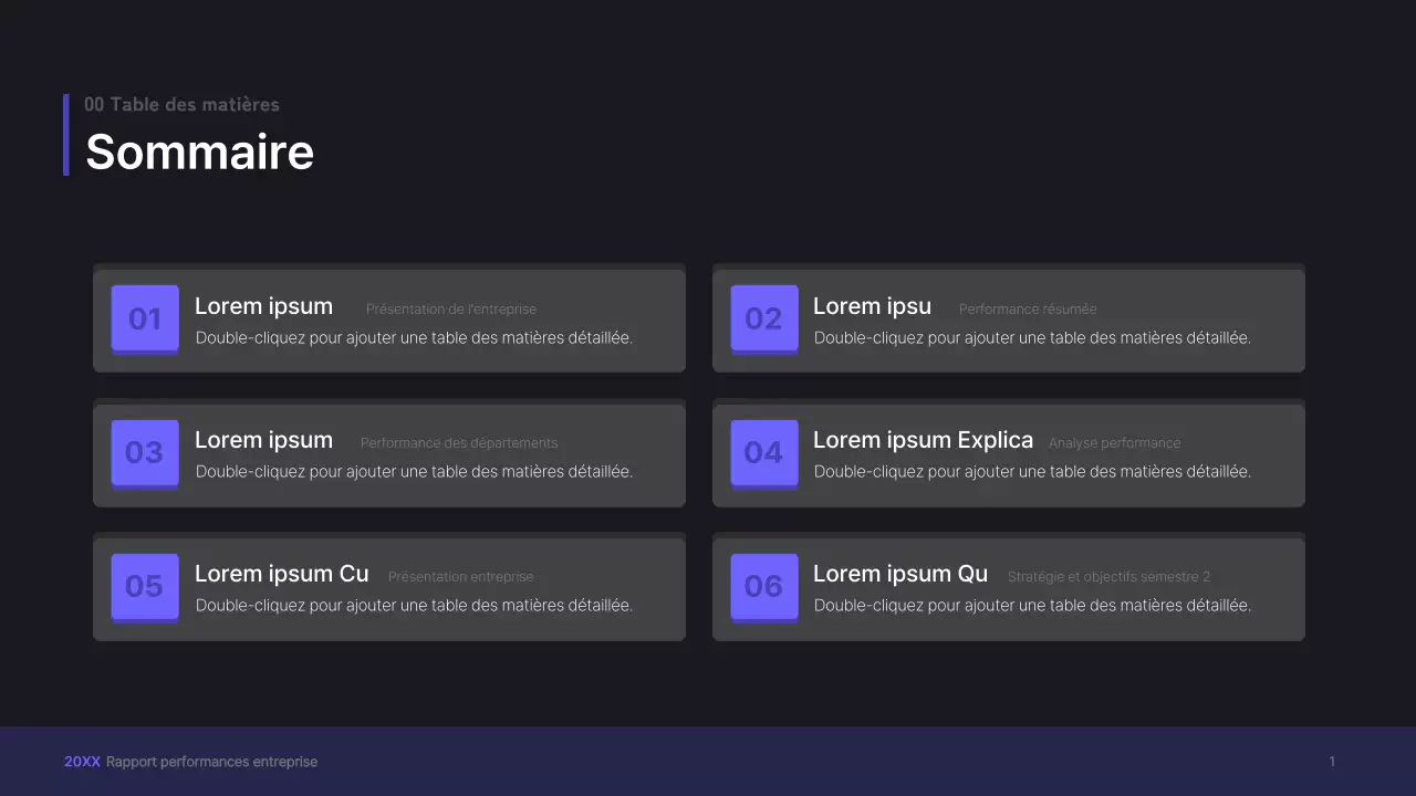 Kit de présentation d'entreprise violet, concept UI tridimensionnel
