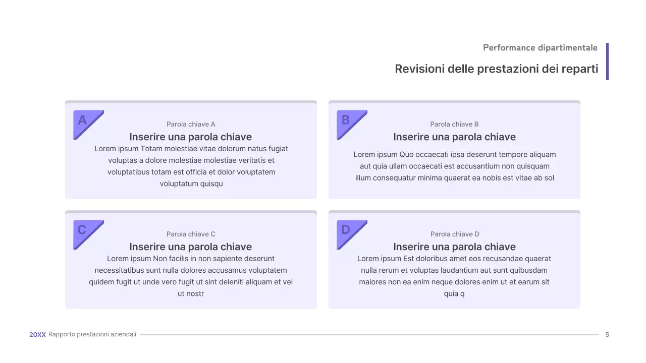 Kit di presentazione aziendale viola, concetto di interfaccia utente tridimensionale