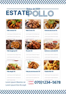 Pollo estivo